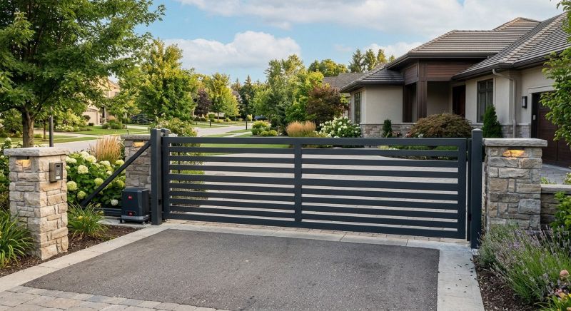 Driveway Gate Installation in Mcdonough, GA