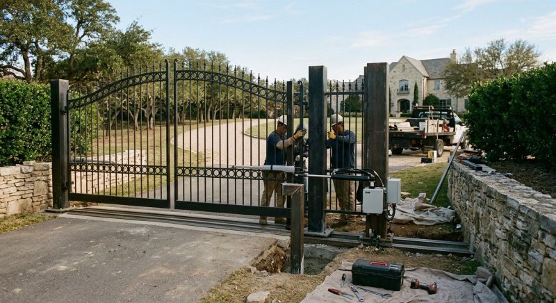 Entrance Gate Installation in Franklin, TN
