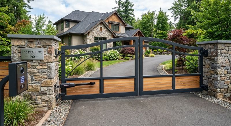 Motorized Gate Installation in Plano, TX