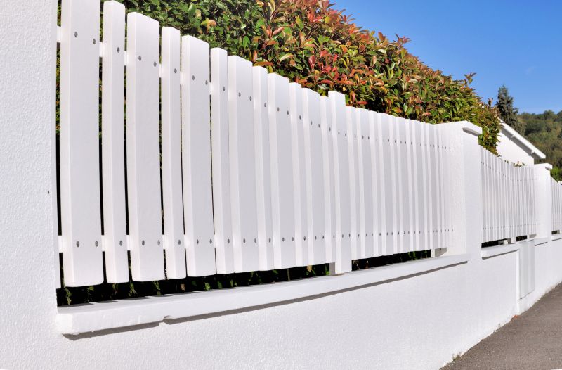 White Pvc Fence Installation in Wilmington, NC